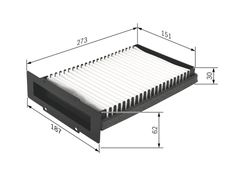 Filter Innenraumluft für LAND ROVER FREELANDER I Soft Top