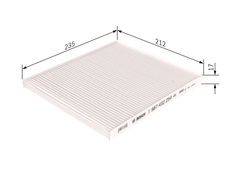 Filter Innenraumluft für KIA CARNIVAL / GRAND III CERATO I Schrägheck