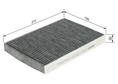 Filter Innenraumluft für CITROËN PEUGEOT C5 III Break C6 407 SW Coupe