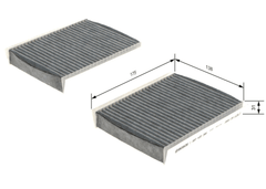 Filter Innenraumluft für ALFA ROMEO 147 156 Sportwagon GT