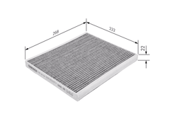 Filter Innenraumluft für ALFA ROMEO CITROËN FIAT OPEL PEUGEOT ABARTH MITO NEMO