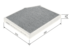 Filter Innenraumluft für FORD TOURNEO CUSTOM V362 Bus TRANSIT V363 Kasten