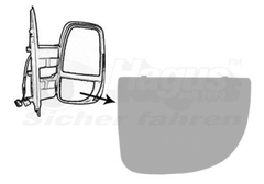 Spiegelglas Außenspiegel rechts für IVECO DAILY VI Kasten Pritsche/Fahrgestell