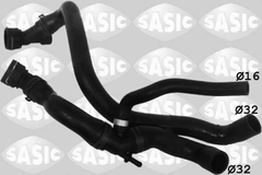 Kühlerschlauch links für SEAT VW LEON TOLEDO II BORA I Variant GOLF IV VAN