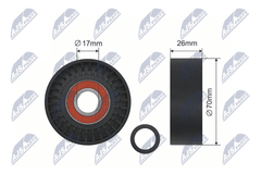 Spannrolle Keilrippenriemen für TOYOTA AURIS AVENSIS Liftback Kombi Stufenheck