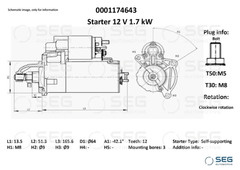 Anlasser Starter für CITROËN FIAT OPEL PEUGEOT SUZUKI TOYOTA VAUXHALL MINI DS