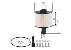 Kraftstofffilter für MERCEDES-BENZ NISSAN RENAULT DACIA CITAN Tourer