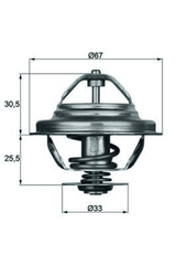 Thermostat Kühlmittel für BMW ALPINA 3 Cabriolet Touring Coupe 5 6 7 Z1 Roadster