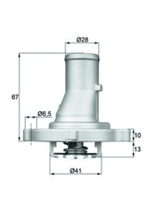 Thermostat Kühlmittel für FIAT LANCIA ZASTAVA AUTOBIANCHI CINQUECENTO DOBLO