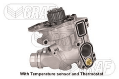 Wasserpumpe Motorkühlung für AUDI SEAT SKODA VW A3 Sportback Cabriolet A4