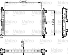 Kühler Motorkühlung für CITROËN FIAT OPEL PEUGEOT VAUXHALL DS BERLINGO C4 GRAND