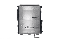 Kühler Motorkühlung für FORD ECOSPORT FIESTA VII PUMA TOURNEO COURIER B460