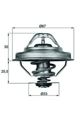 Thermostat Kühlmittel für BMW VOLVO ALPINA 3 Cabriolet Touring Coupe Compact 5