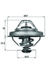 Thermostat Kühlmittel für BMW VOLVO ALPINA 3 Touring Cabriolet Coupe 5 Compact