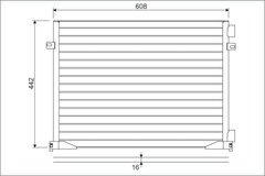 Kondensator Klimaanlage für NISSAN OPEL RENAULT PRIMASTAR Bus