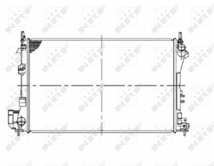 Kühler Motorkühlung für FIAT OPEL SAAB CROMA SIGNUM CC VECTRA C Caravan