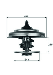 Thermostat Kühlmittel für DAIMLER JAGUAR MERCEDES-BENZ RENAULT SSANGYONG DAEWOO