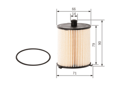 Kraftstofffilter für TOYOTA YARIS Kasten/Schrägheck