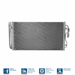 Kondensator Klimaanlage für BMW 1 2 Coupe Cabriolet 3 Gran Turismo Touring 4 i3