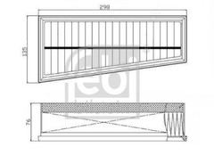 Luftfilter vorne links für MERCEDES-BENZ AMG GT E-KLASSE T-Model G-KLASSE GLE
