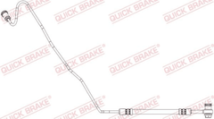 Bremsschlauch Hinterachse rechts für AUDI SEAT SKODA VW A1 Sportback IBIZA IV