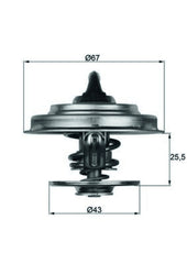 Thermostat Kühlmittel für IVECO MERCEDES-BENZ RENAULT TRUCKS CHRYSLER JEEP FORD