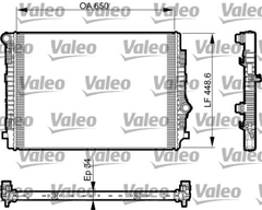 Kühler Motorkühlung für AUDI SEAT SKODA VW A3 Sportback Limousine Cabriolet Q2