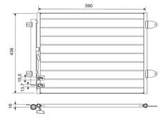 Kondensator Klimaanlage für VW CC B7 PASSAT B6 Variant ALLTRACK Kasten/Kombi