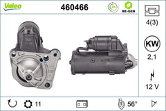Anlasser Starter für RENAULT OPEL NISSAN SUZUKI VOLVO LAGUNA II Grandtour