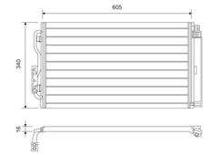 Kondensator Klimaanlage für BMW 1 2 Coupe Cabriolet 3 Gran Turismo Touring 4 i3