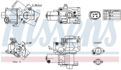 AGR Ventil für AUDI VW A4 B7 Cabriolet Avant B8 A5 A6 Allroad C6 A8 D3 Q7 Van