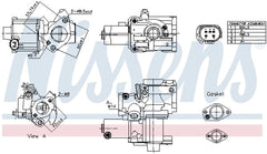 AGR Ventil für AUDI VW A6 C6 Avant A4 B7 Allroad Cabriolet B8 A5 Q7 Van A8 D3
