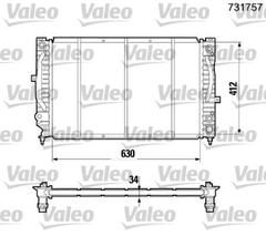 Kühler Motorkühlung für AUDI SKODA VW A4 B5 Avant A6 C4 C5 ALLROAD COUPE B3