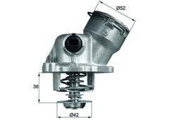 Thermostat Kühlmittel für MERCEDES-BENZ CLK Cabriolet E-KLASSE T-Model Coupe