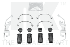 Zubehörsatz Scheibenbremsbelag Hinterachse für BMW 5 Touring 7