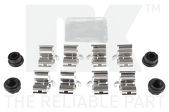 Zubehörsatz Scheibenbremsbelag Vorderachse Hinterachse für BMW FIAT FORD HONDA