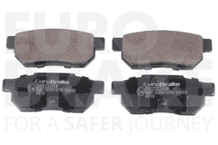 Bremsbelagsatz Scheibenbremse Hinterachse für HONDA ACCORD III Aerodeck CIVIC