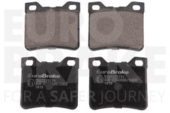 Bremsbelagsatz Scheibenbremse Hinterachse für PEUGEOT 406 Break Coupe 607