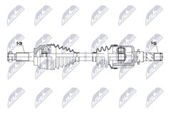Antriebswelle Vorderachse links für MAZDA 3 Stufenheck 5