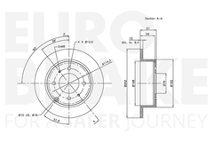 Bremsscheibe Hinterachse für HYUNDAI KIA MATRIX SONATA IV MAGENTIS I