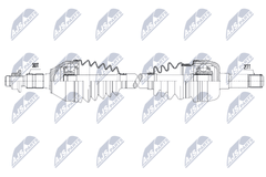 Antriebswelle Vorderachse für OPEL SAAB CADILLAC SIGNUM CC VECTRA C Caravan