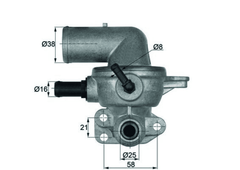 Thermostat Kühlmittel für CHRYSLER VOYAGER IV
