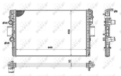 Kühler Motorkühlung für IVECO DAILY IV Pritsche/Fahrgestell Bus V Kasten