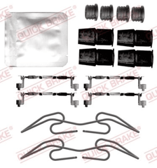 Zubehörsatz Scheibenbremsbelag Hinterachse für AUDI FORD SEAT SKODA VW CUPRA A3
