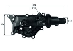 Thermostat Kühlmittel für RENAULT CLIO III Grandtour GRAND SCÉNIC II MEGANE