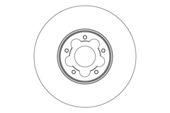 2x Bremsscheibe Vorderachse für FORD TRANSIT V363 Kasten Pritsche/Fahrgestell