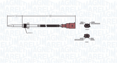 Sensor Abgastemperatur für AUDI SEAT VW A3 Sportback Limousine Cabriolet