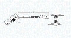 Sensor Abgastemperatur für AUDI SEAT SKODA VW A3 Sportback Cabriolet TT Roadster