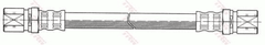 Bremsschlauch Hinterachse für FIAT 126 500