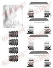 Zubehörsatz Scheibenbremsbelag Hinterachse für VOLVO TESLA S90 II MODEL S
